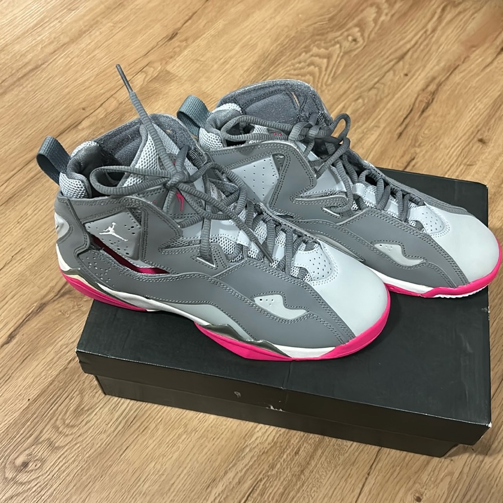 Jordan True Flight GG 'Cool Grey Pink'